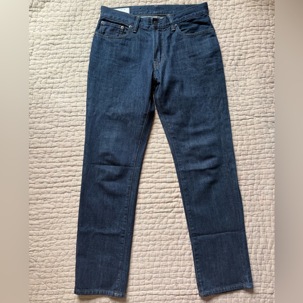 GAP Straight Dark Blue Jeans - Men’s 28x30